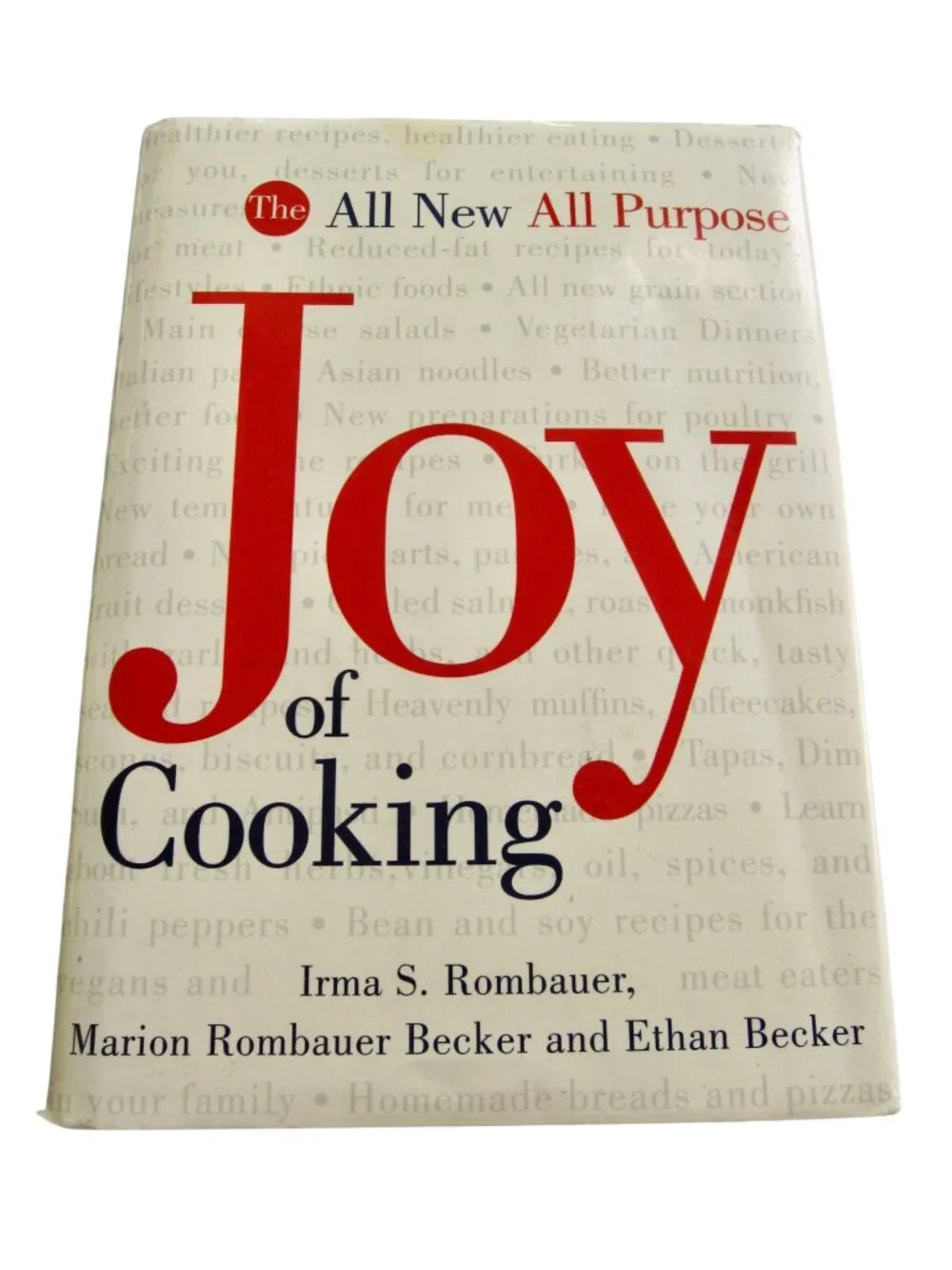 Vintage 90s Joy of Cooking Cookbook Recipes Reference Hardcover • USA